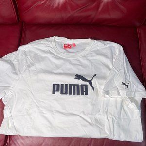 Puma White Cotton T-shirt SS - XL